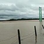 Telangana Rains: Warangal: Laknavaram Suspension Bridge submerged (Supplied)