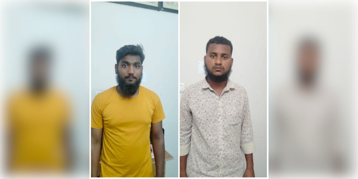 Accused Akbar Syed Bahadur Ali (23) and Mohammed Ayaz (21) of Yadgiri taluk Yadgiri communal video