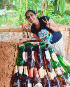 Beer bottle oven