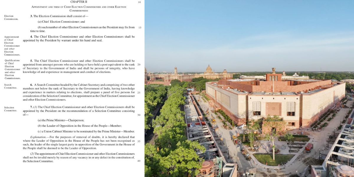 Bill seeking to replace CJI with Cabinet minister in panel for selection of CEC, ECs tabled in Rajya Sabha. Election commissioner