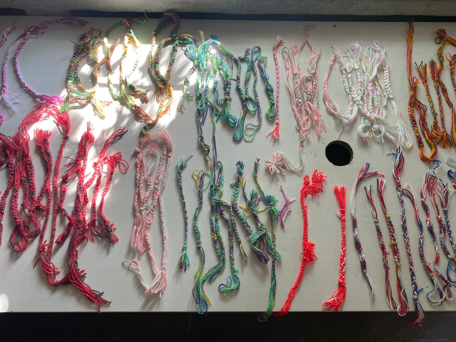 Rakhis made by the children. (Supplied)