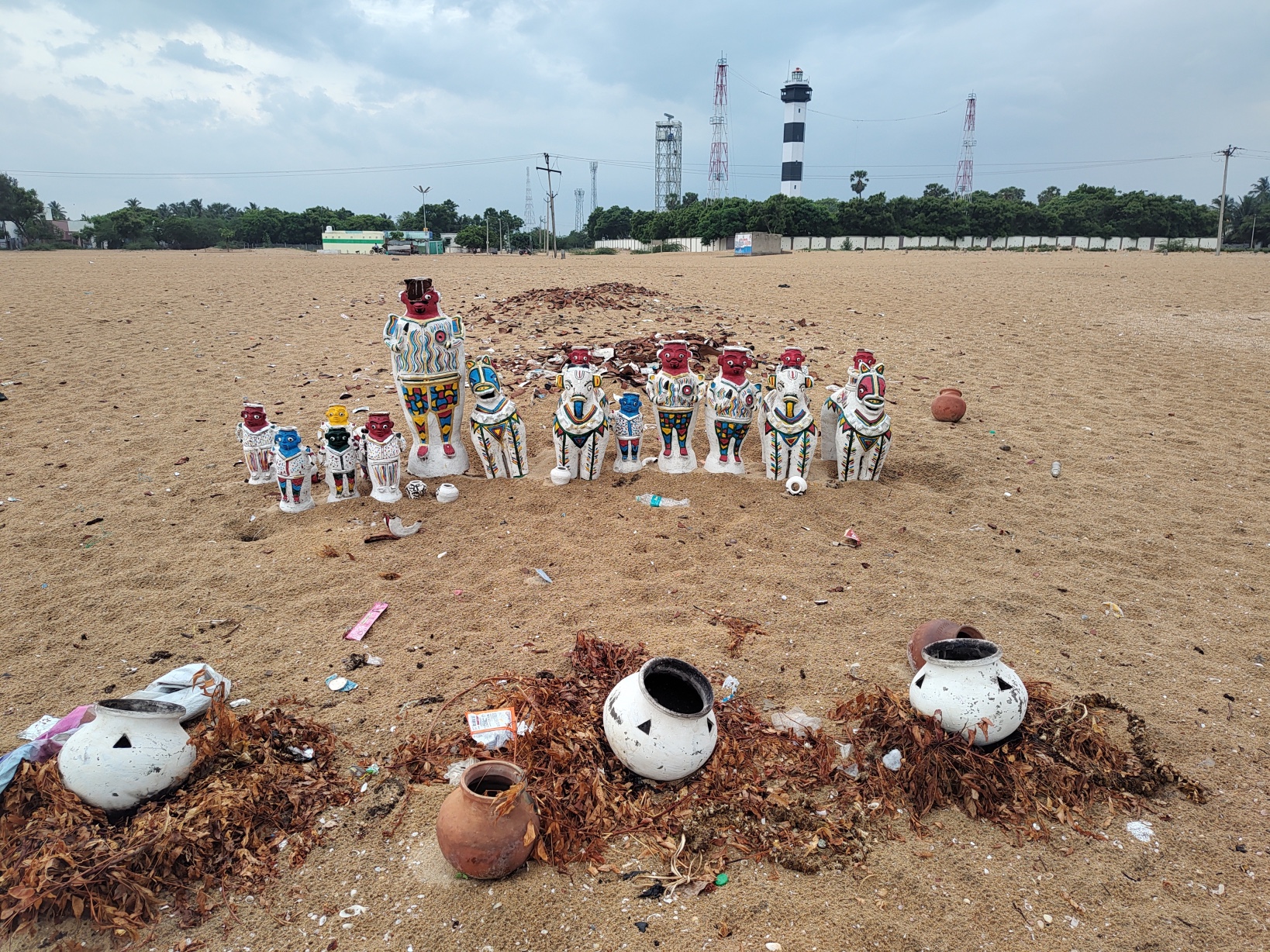 Pulicat/ Bay of Bengal Fishermen of Pulicat celebrate their annual festival by the beach. (Laasya Shekhar/South First)