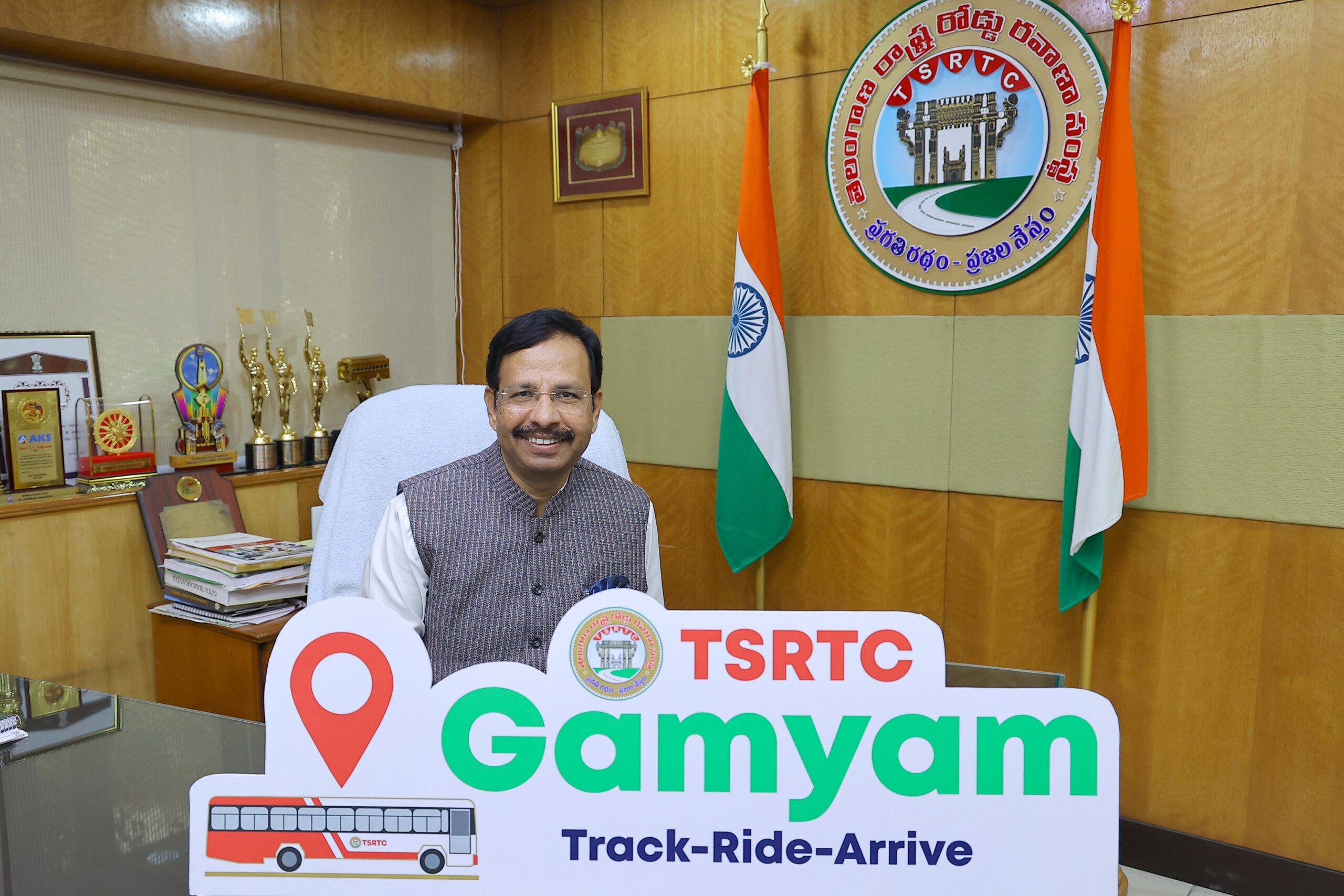 Interview In past two years TSRTC’s revenue has increased by 1.5 times but not to level of profit making, MD VC Sajjanar Interview In past two years TSRTC's revenue has increased by 1.5 times but not to level of profit making, MD VC Sajjanar