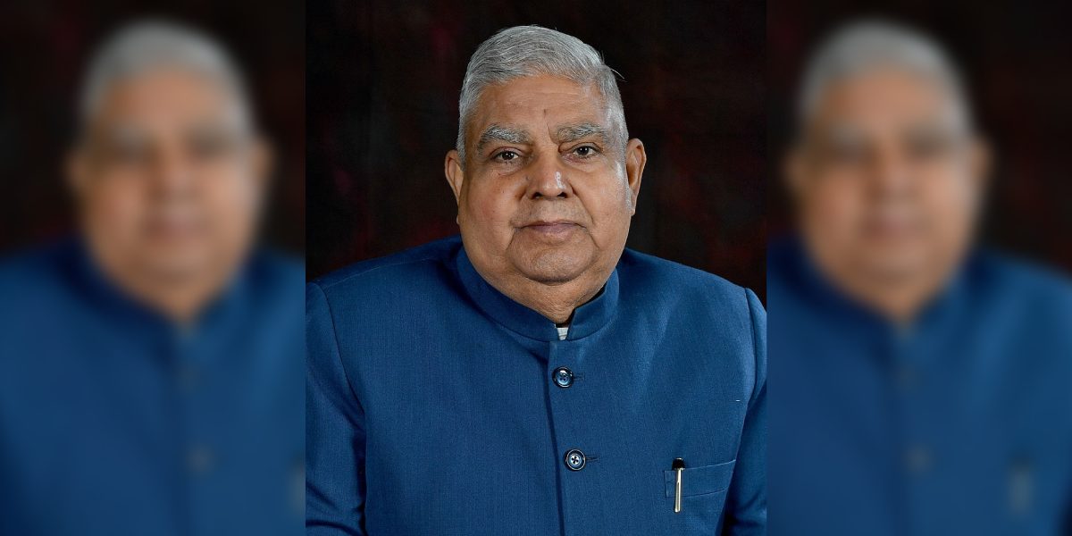 JDhankar Rajya Sabha Chairman Jagdeep Dhankhar. (Vice President's Secretariat/Wikimedia Commons)