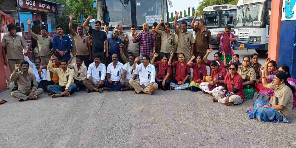 TSRTC Bill awaits Governor’s nod as she seeks additional clarifications; employees hold protest