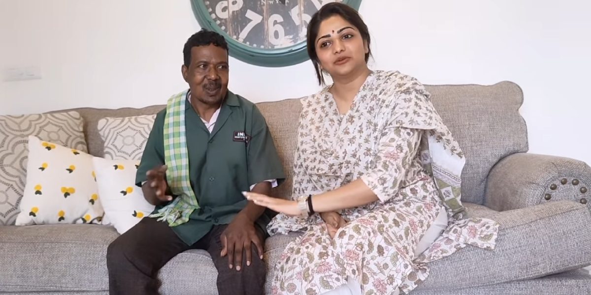 Rangappa with Rachita Ram. (Screengrab)