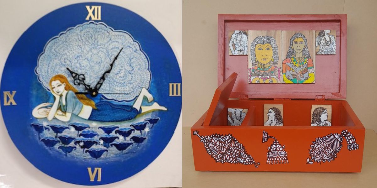 Functional art pieces displayed at the Out of The Box exhibition. (Supplied)