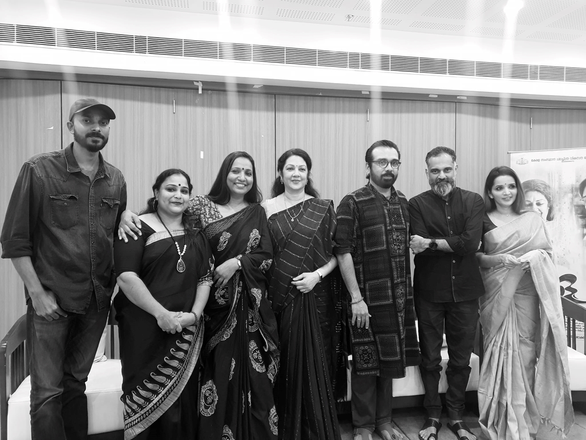 director Indu Lakshmi with the cast and crew of Nila director Indu Lakshmi with the cast and crew of Nila