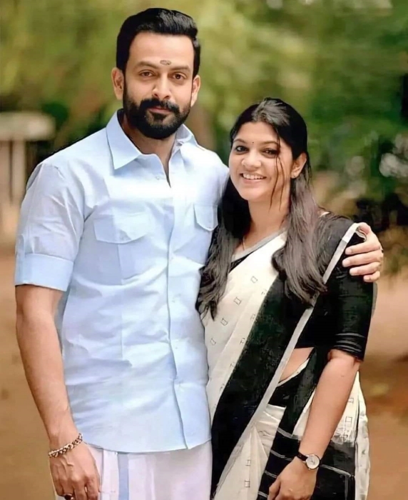 Aparna Balamurali and Prithviraj in Kaapa