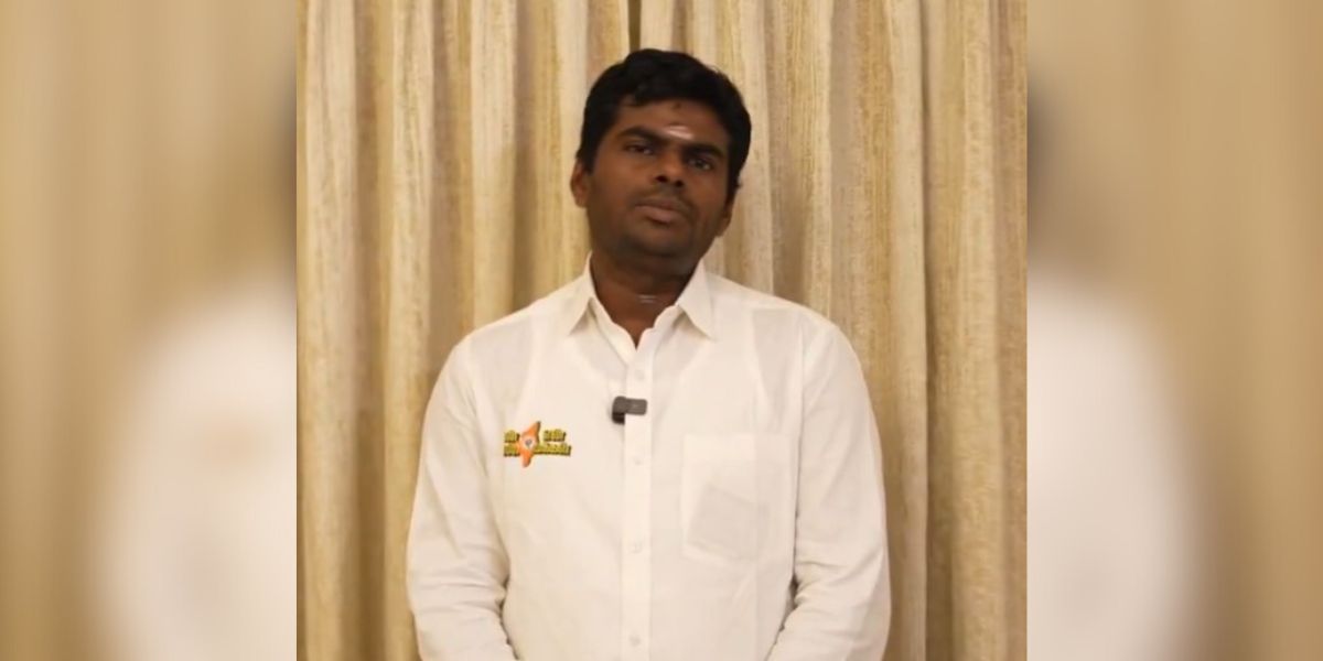 BJP Tamil Nadu chief K Annamalai. (Screengrab) Annamalai