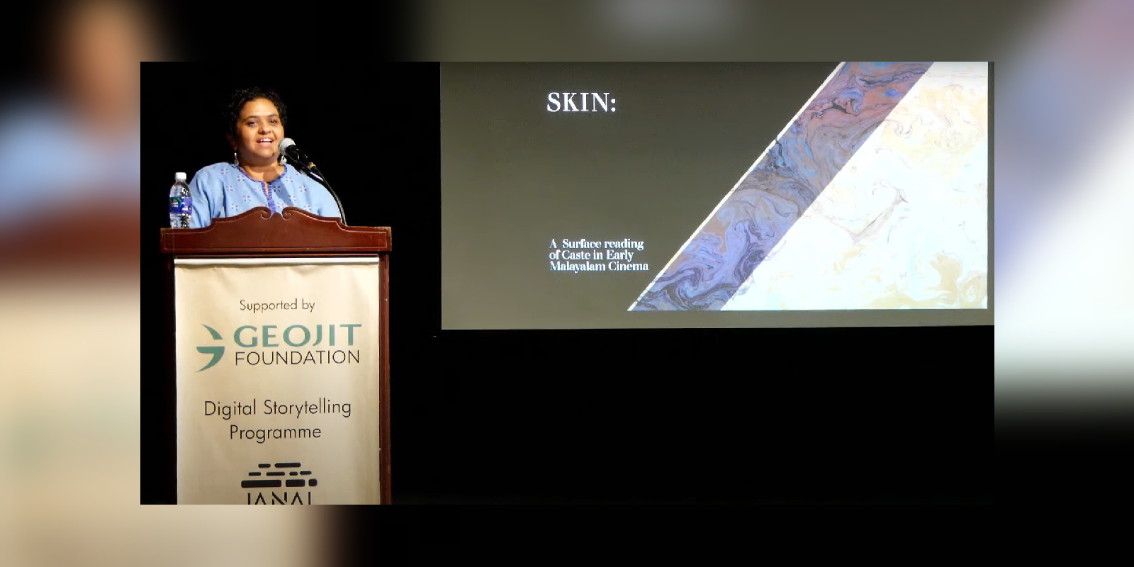 Cover Slide of Dr Bindu's Talk on Caste and community