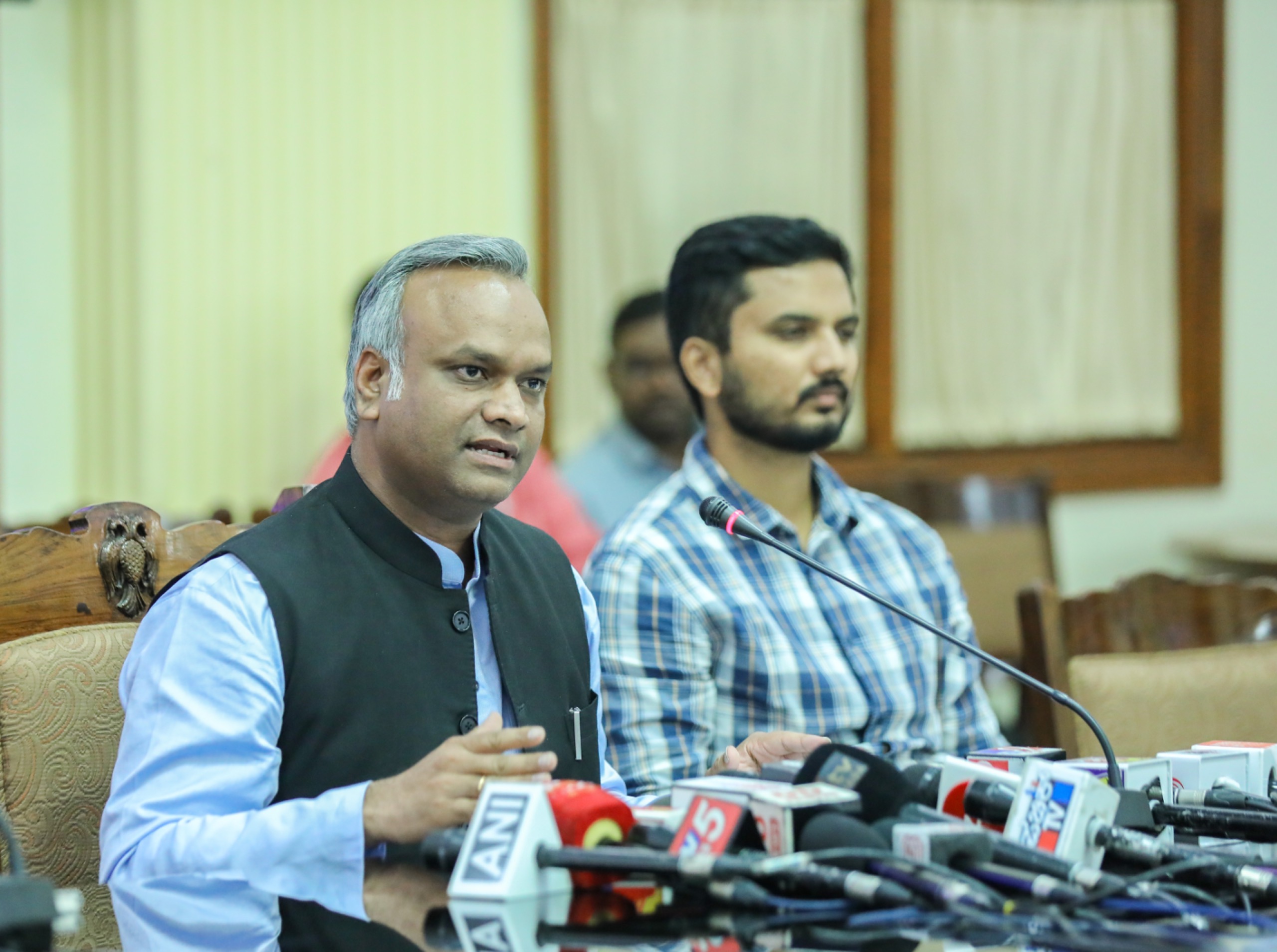 Fact Check Unit Minister for Information and Technology and Biotechnology Priyank Kharge rolled out the framework structure of the fact-checking unit in Bengaluru on Thursday. (Supplied)