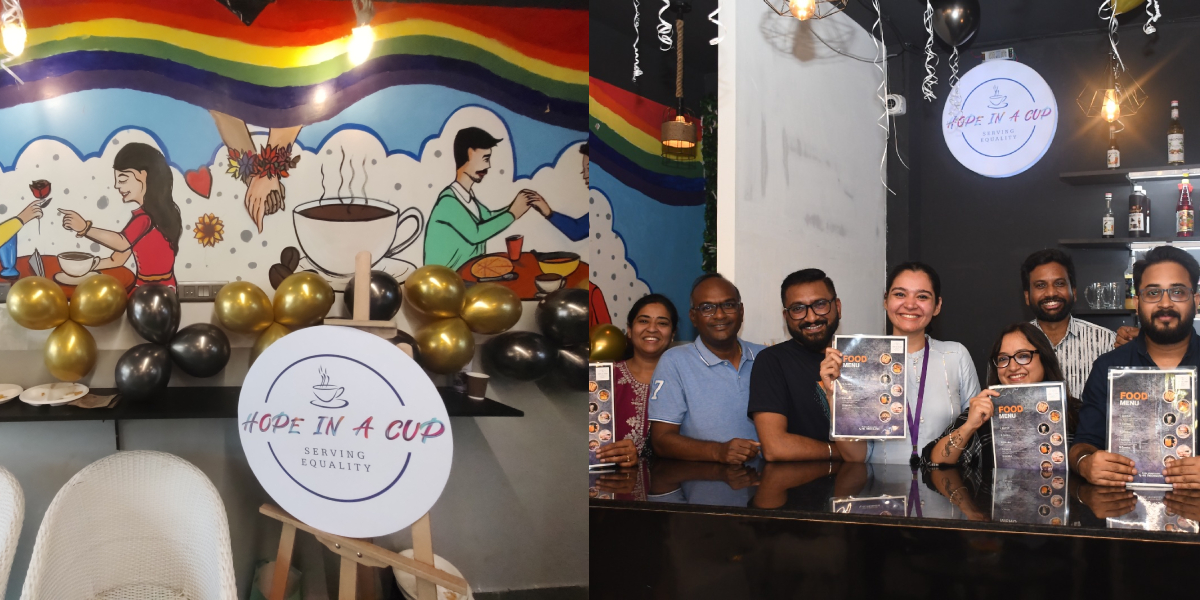 ‘Hope in a Cup’ First-of-it’s-kind LGBTQIA+ entrepreneurs managed cafe opens in Hyderabad Hope in a Cup, a first-of-a-kind café in Hyderabad, is run by 4 LGBTQIA+ entrepreneurs. (Ajar Tomar/SouthFirst)