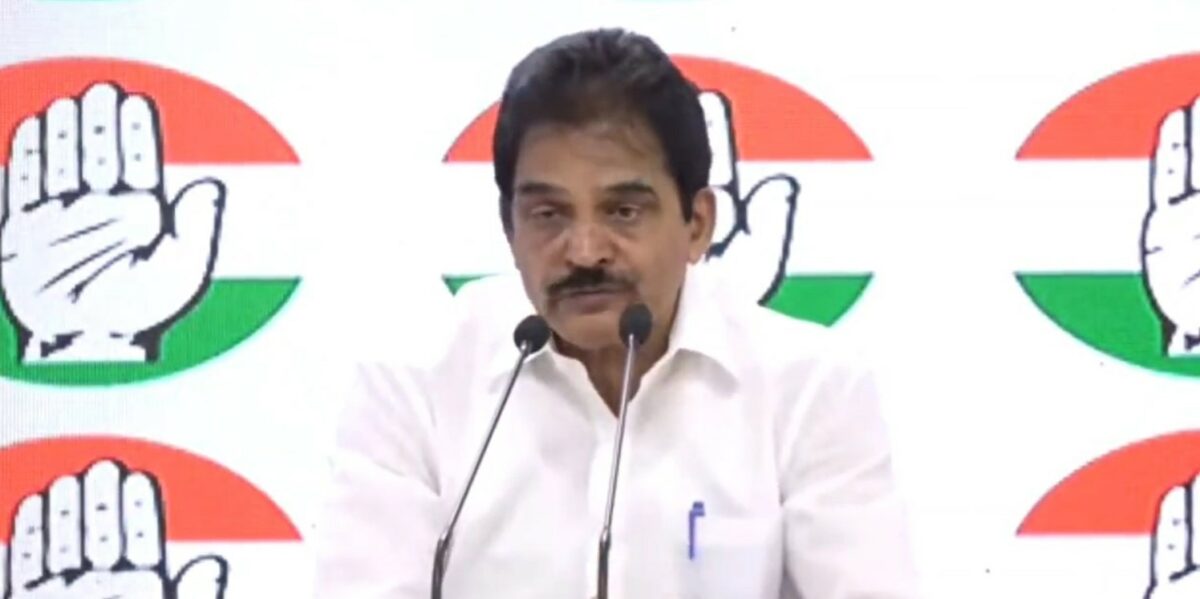 Donate for Desh crowdfunding KC Venugopal announced the Congress' new initiative. (Screengrab)