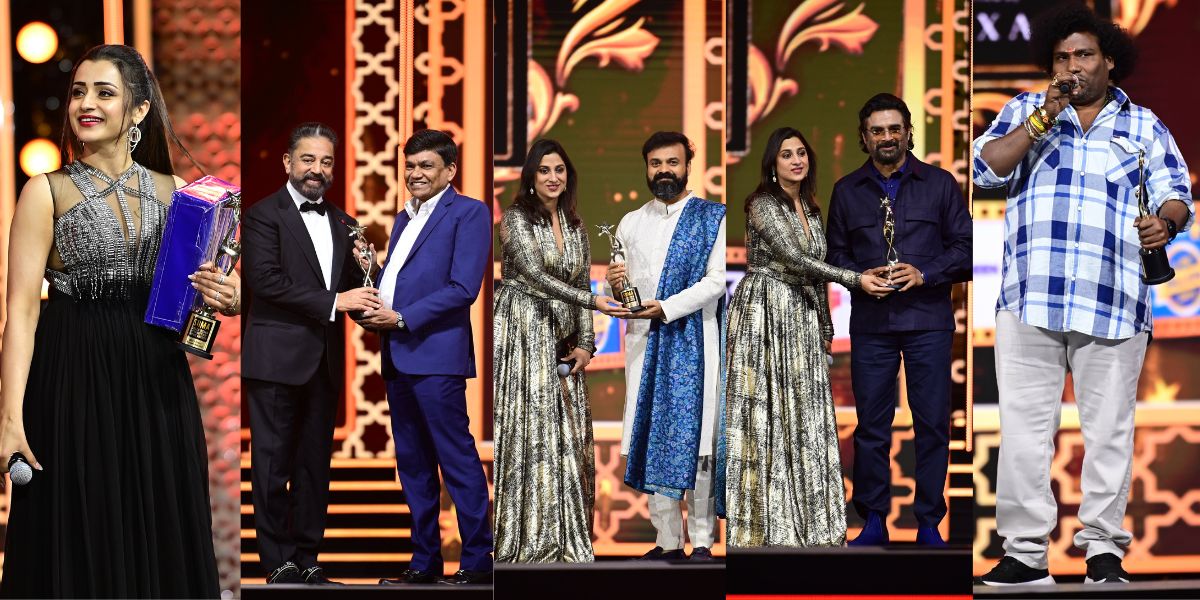 Malayalam and Tamil actors during the SIIMA award function. SIIMA awards Malayalam Tamil