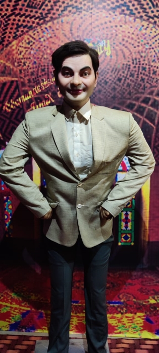 Mr Bean Rowan Atkinson wax statue mysuru