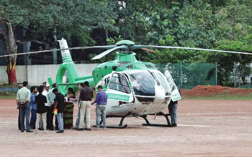 Helicopter Pinarayi Vijayan helicopter