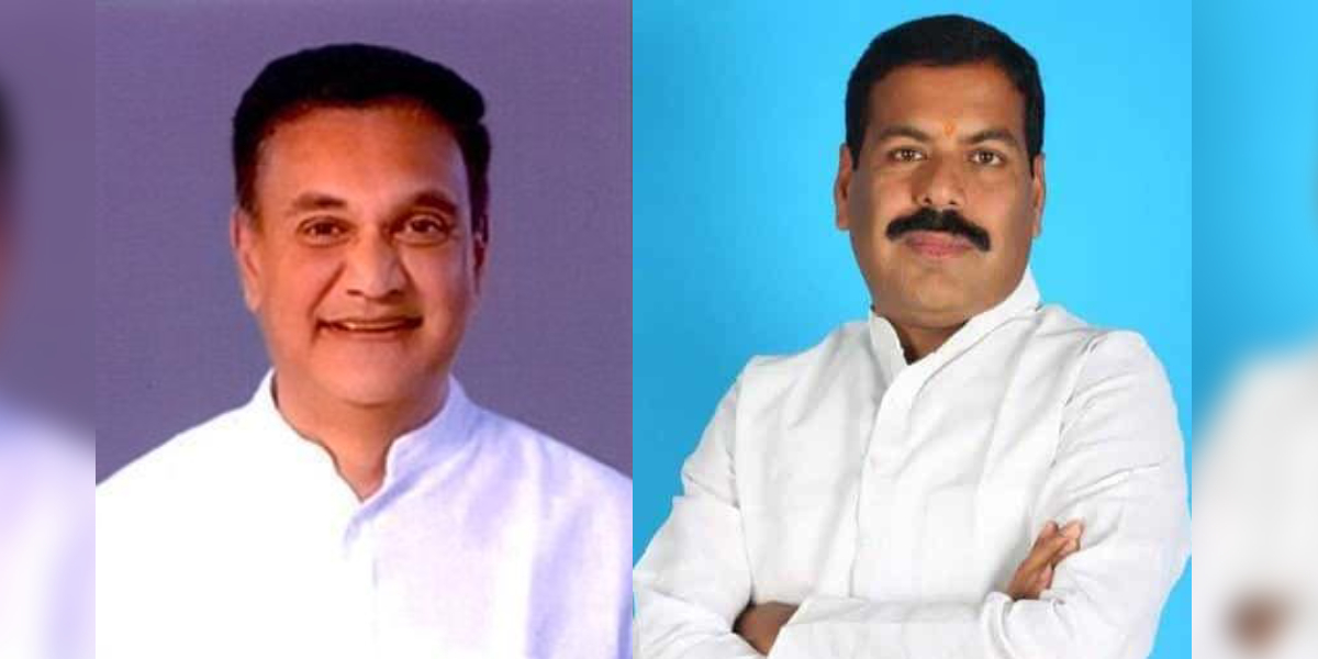 BRS MLC Challa Venkatrami Reddy (left) and BRS MLA Beeram Harshavardhan Reddy