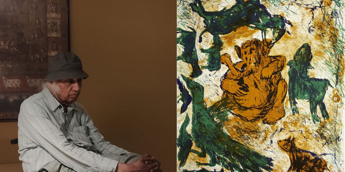 Dakoji Devraj Dakoji/ A lithograph from the Pranamu series (supplied)