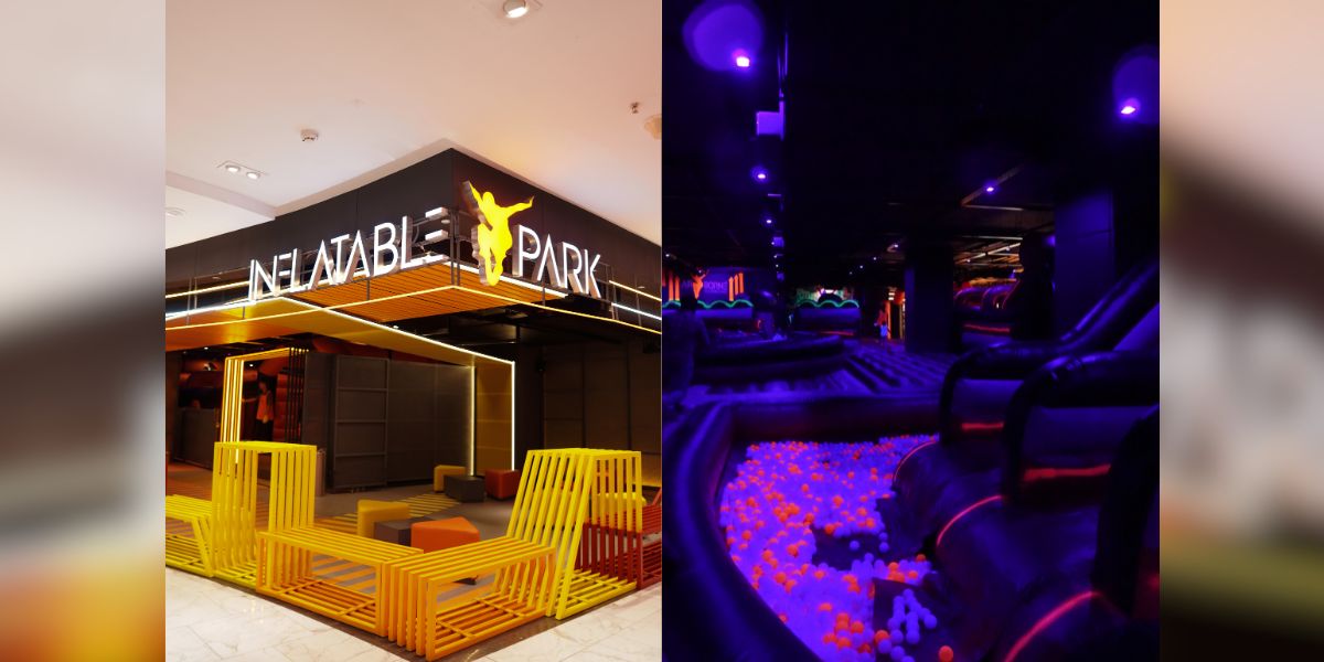 The inflatable park offers entertainment not only for children but also for adults. (Supplied)