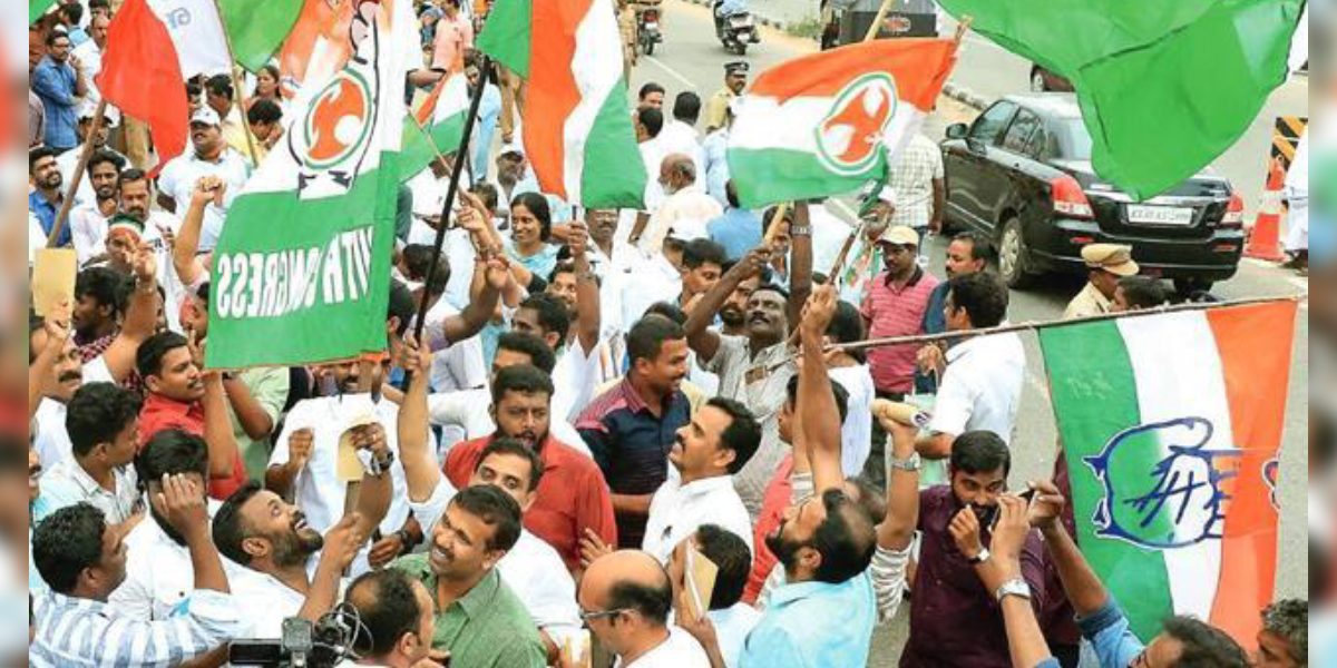The UDF started celebrating even before the end of the first round of counting.( Supplied)