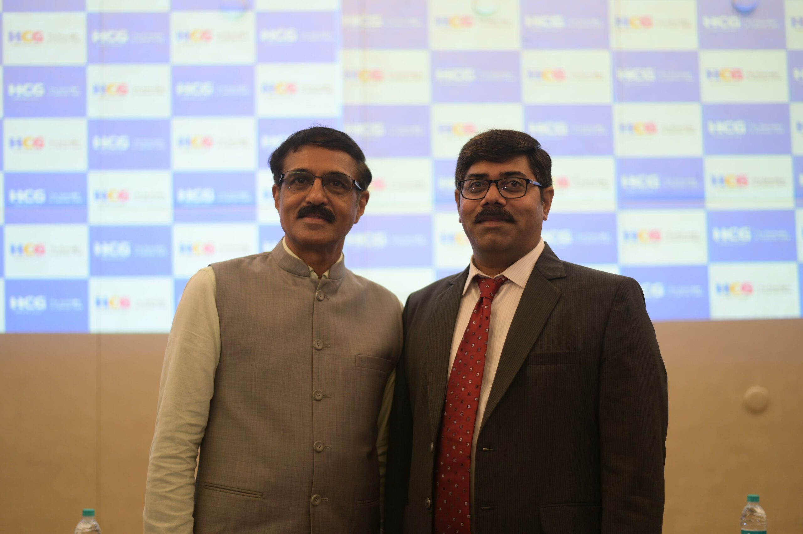 draji Dr BS Ajaikumar and Dr Satheesh CT who led the pilot study. (Supplied)