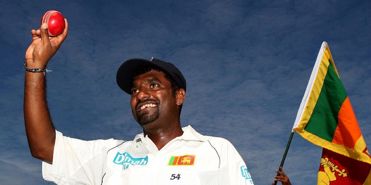 muttiah muralitharan on the cricket feild