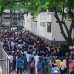 EFLU students take out a march during the protest for SPARSH committee