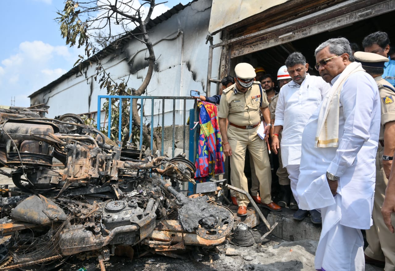 Attibele Cracker S Chief Minister Siddaramaiah bans crackers in political events, processions, marriages, and festivals. (Supplied)