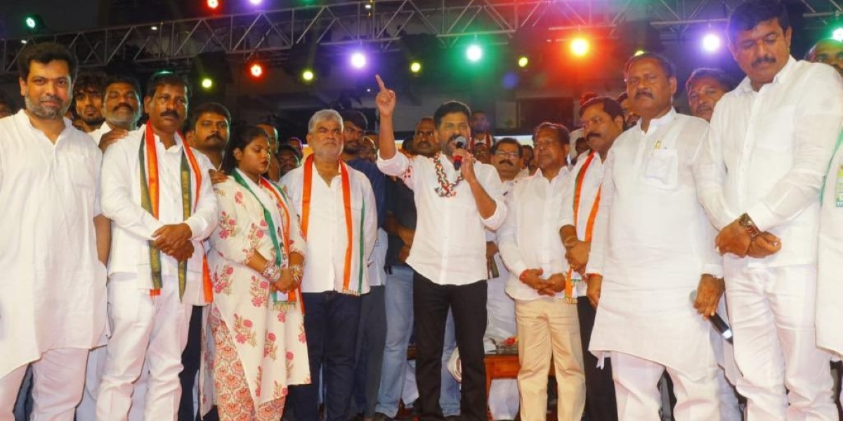 Congress rally File photo of a Telangana Congress rally.