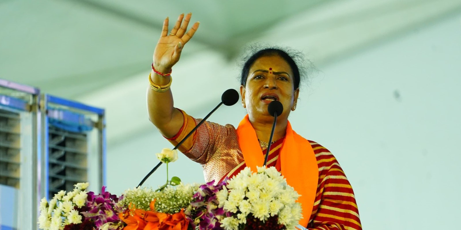 File photo of BJP national vice-president DK Aruna.