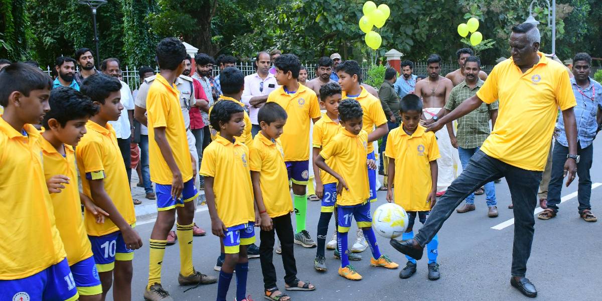 IM Vijayan Kerala's football great IM Vijayan at a Keraleeyam promotional event in Thiruvananthapuram. (Supplied)