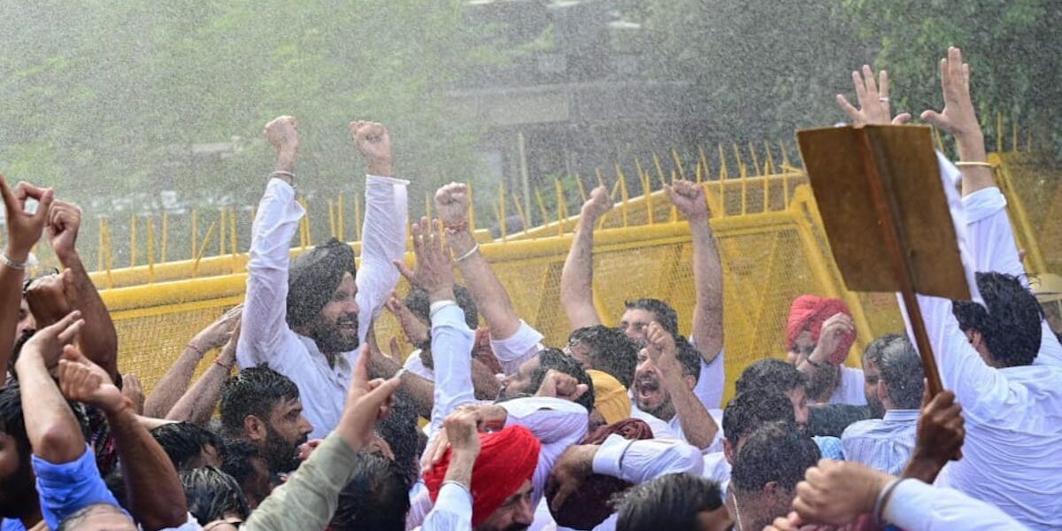 Protest on Sutlej Yamuna Link