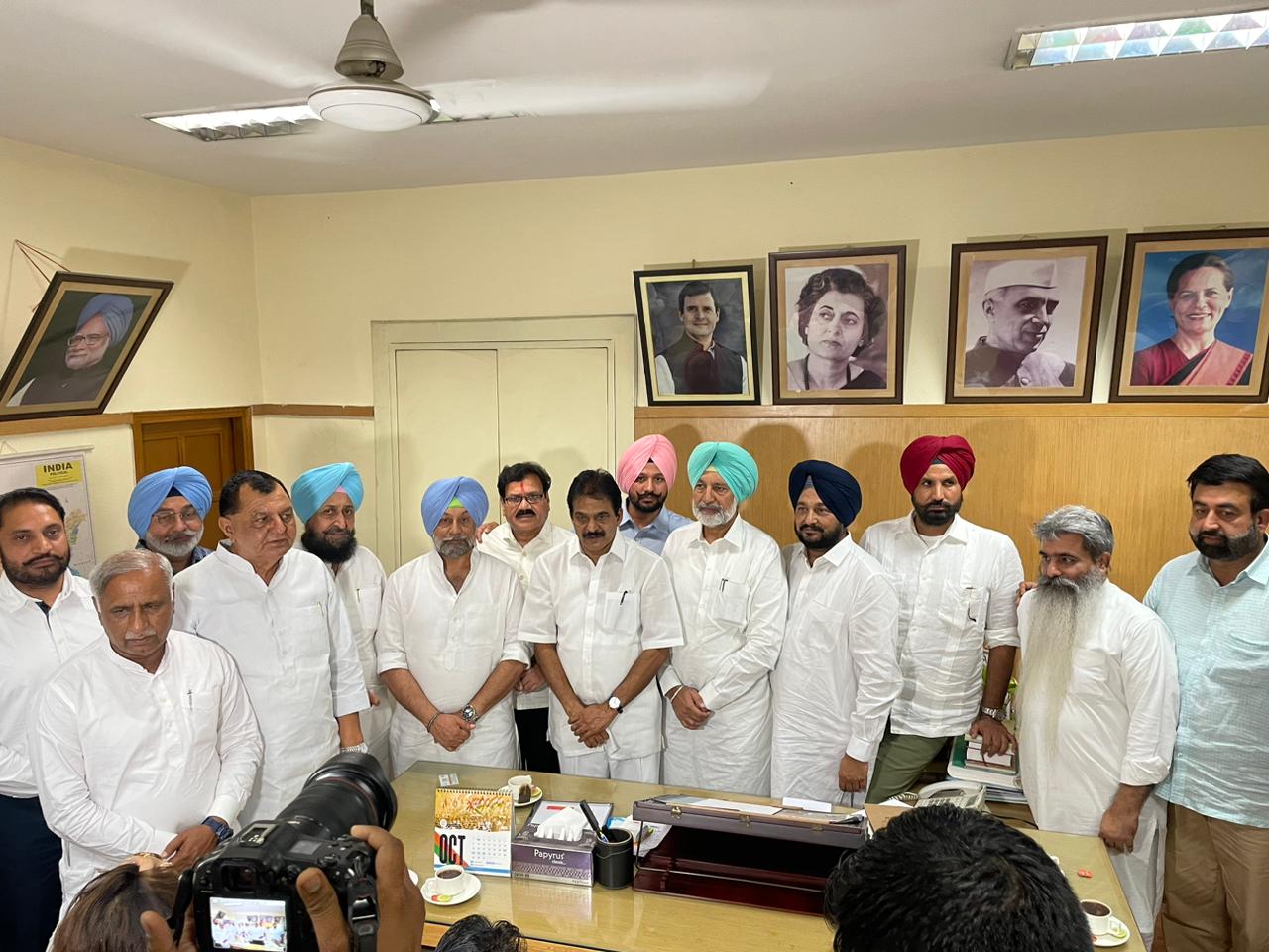 Eight leaders from BJP and SAD, who were originally from Congress, have returned to the grand-old party. (Supplied)