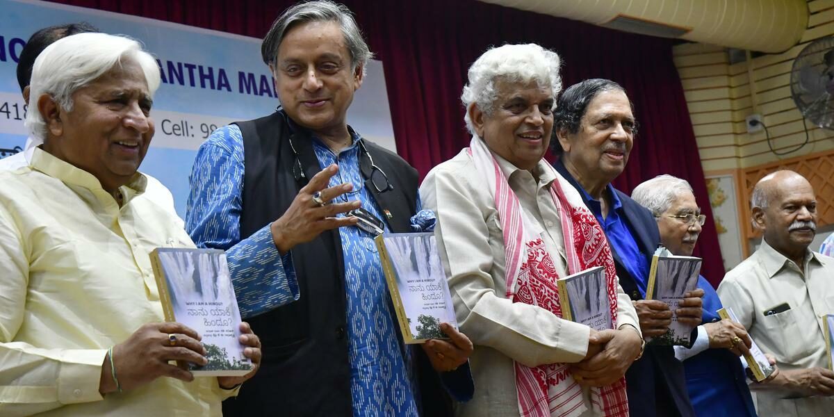 Shashi Tharoor at the book launch