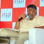 DK Shivakumar addressing audience questions