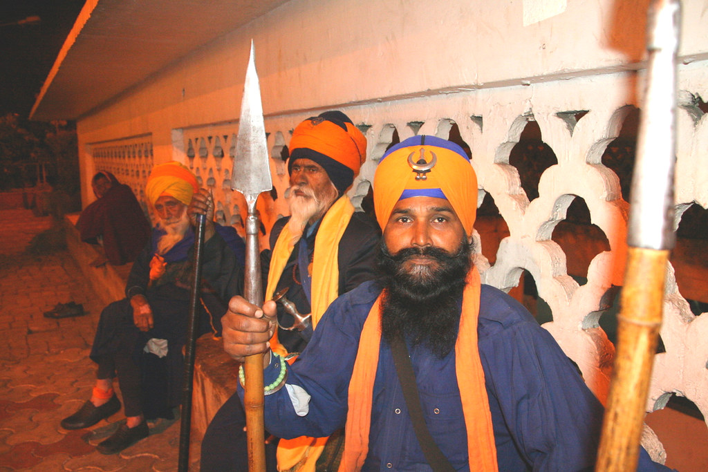 Nihang Sikhs. (Wikimedia Commons)