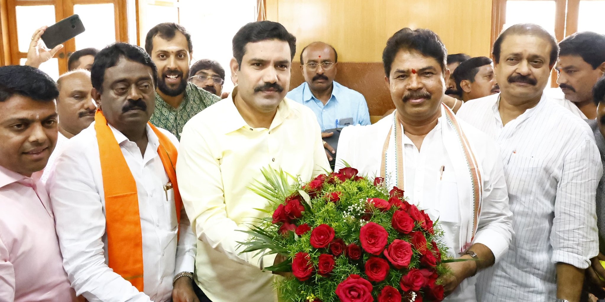 BY Vijayendra and R Ashoka. (X) Karnataka BJP dissent