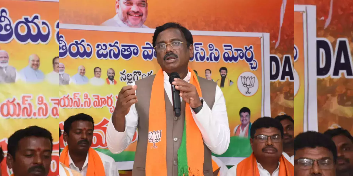 Congress leader and Chennur MLA Vivek Venkataswamy. (Sourced)