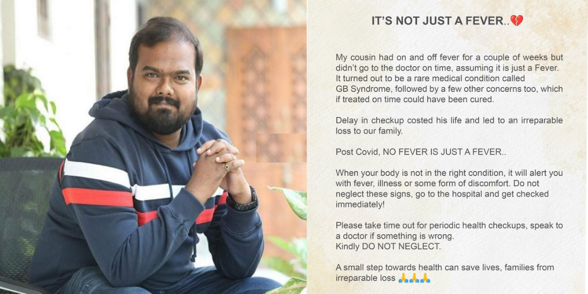 Copy of Untitled (1200 × 600 px) Tollywood Direct Venky Kudumula shares the loss of his cousin to a rare neurological conditions and warns others to seek timely help. (X)