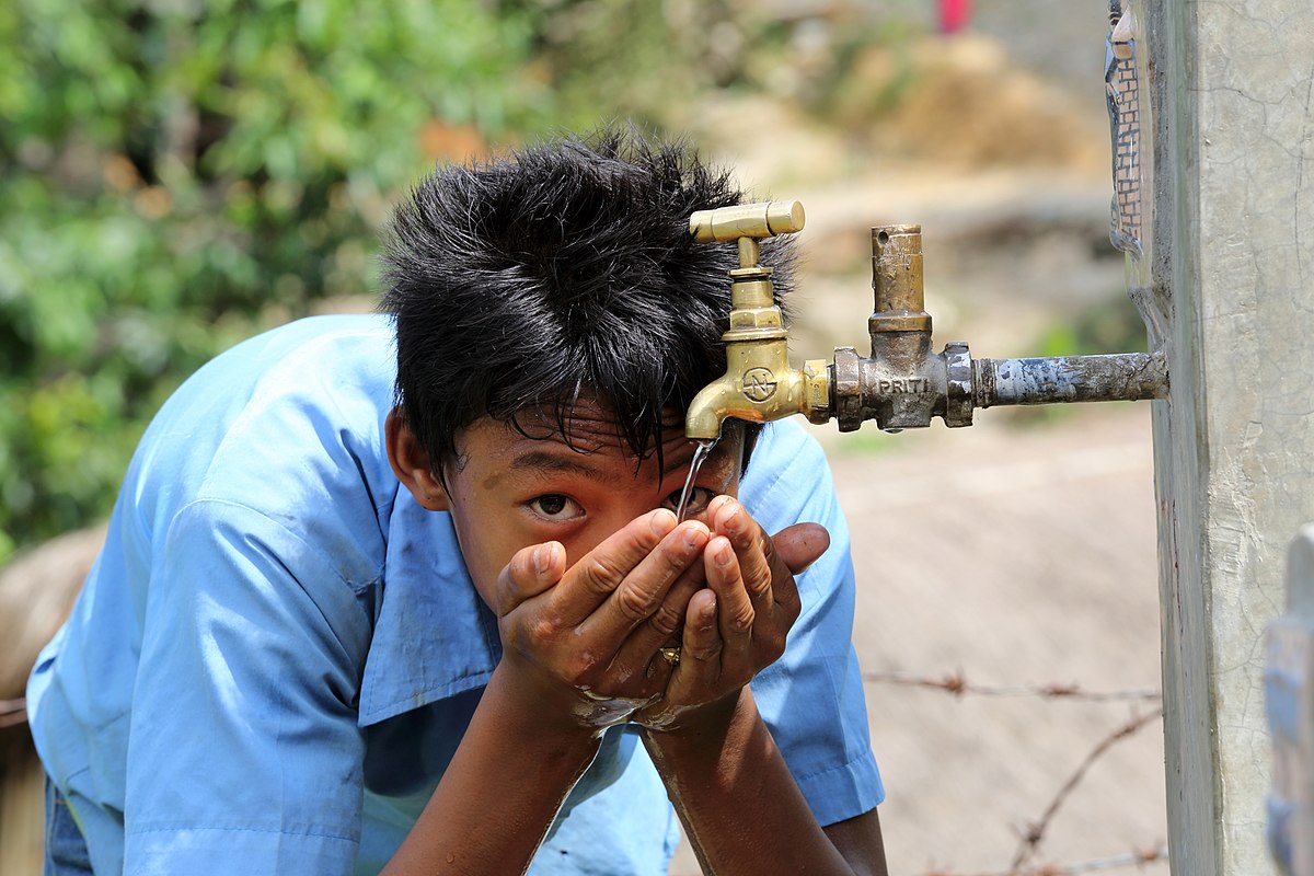 Drinking water from tap. Representational Image. (Creative Commons)