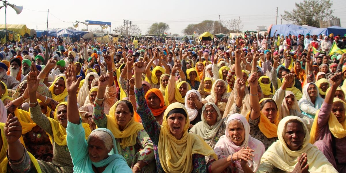 Farmers protest in 2020