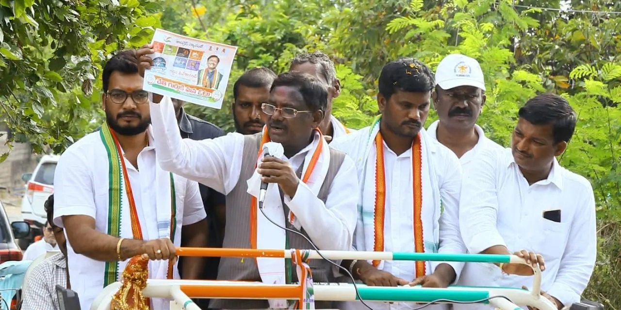 Gaddam Vivek File photo of G Vivek at an election rally.