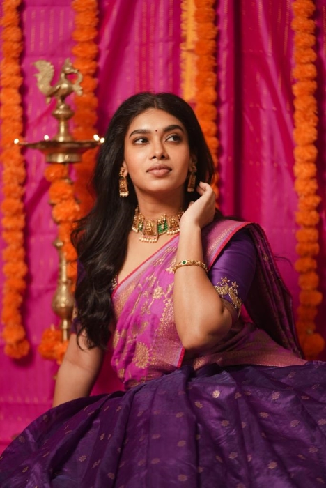 Dushara Vijayan Diwali photoshoot