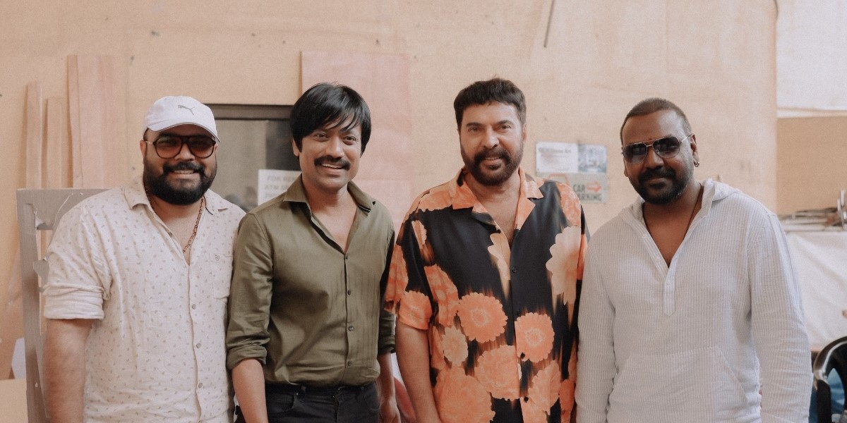 Jigarthanda Double X actors with Mammootty