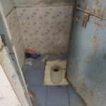 Washroom for students at ZPHS Kamareddy. (Ajay Tomar/South First)