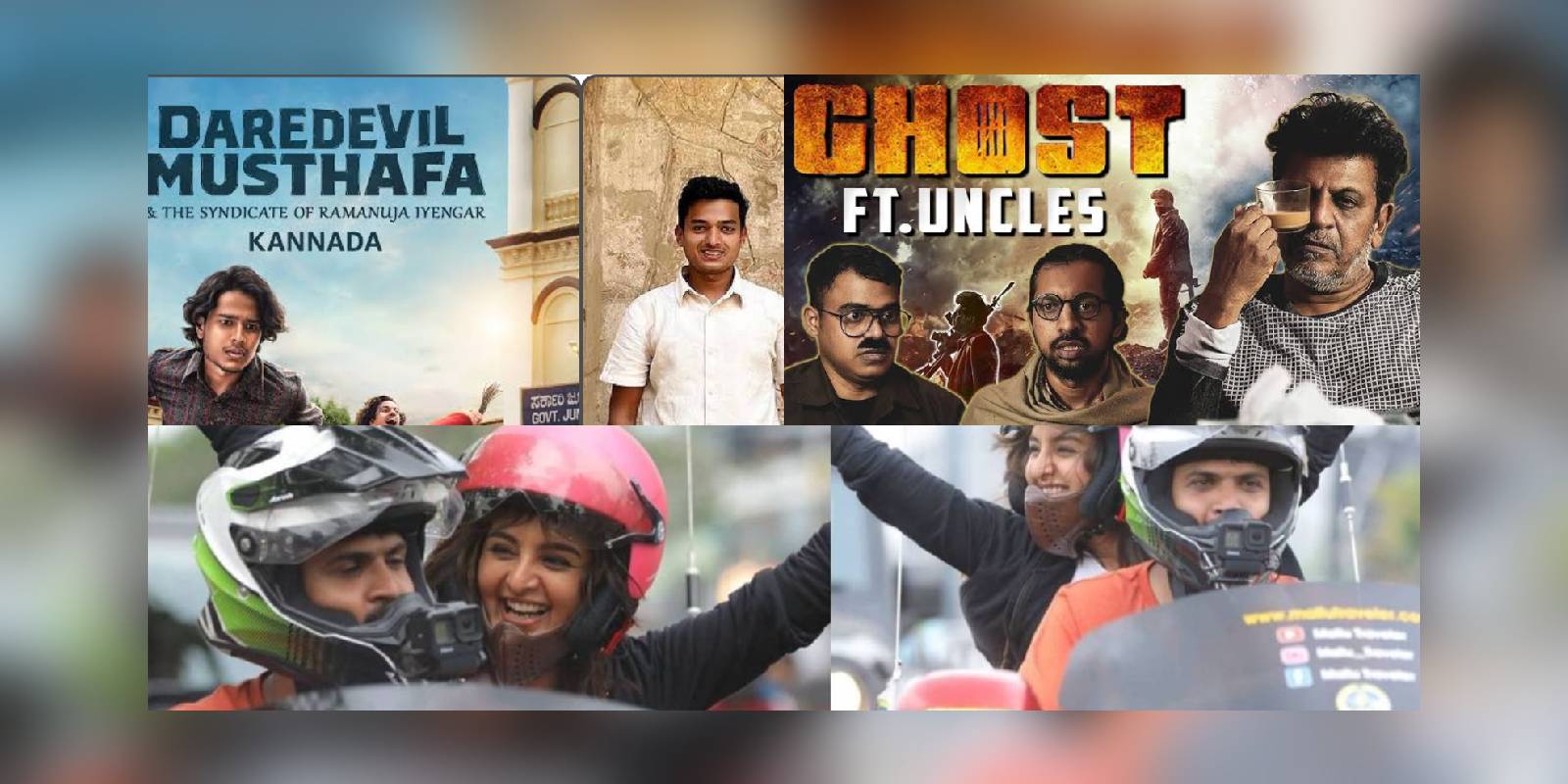 Social media influencers film promotions