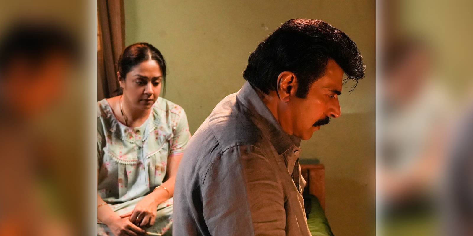 Mammootty and Jyotika in Kaathal