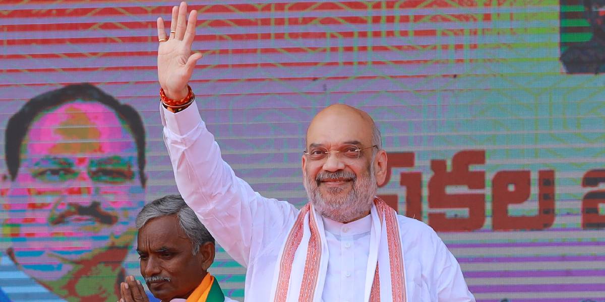 Amit Shah at a public meeting in Telangana before the 2023 Assembly elections. (Supplied) Amit Shah at a public meeting in Telangana before the 2023 Assembly elections. (Supplied)