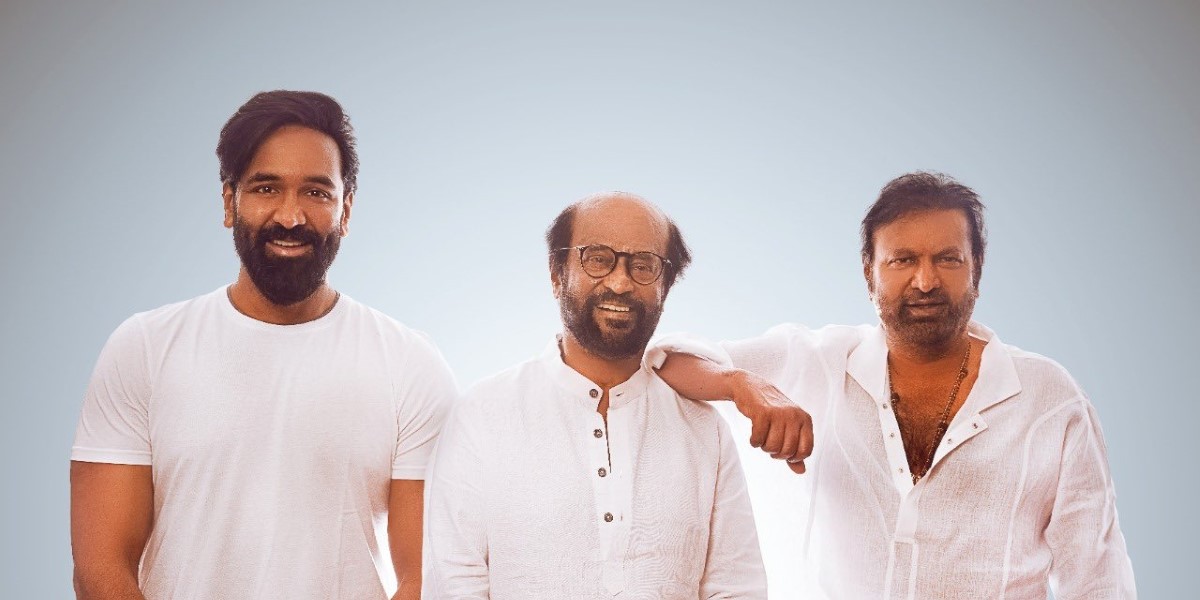 Rajinikanth with Mohan Babu and Manchu Vishnu